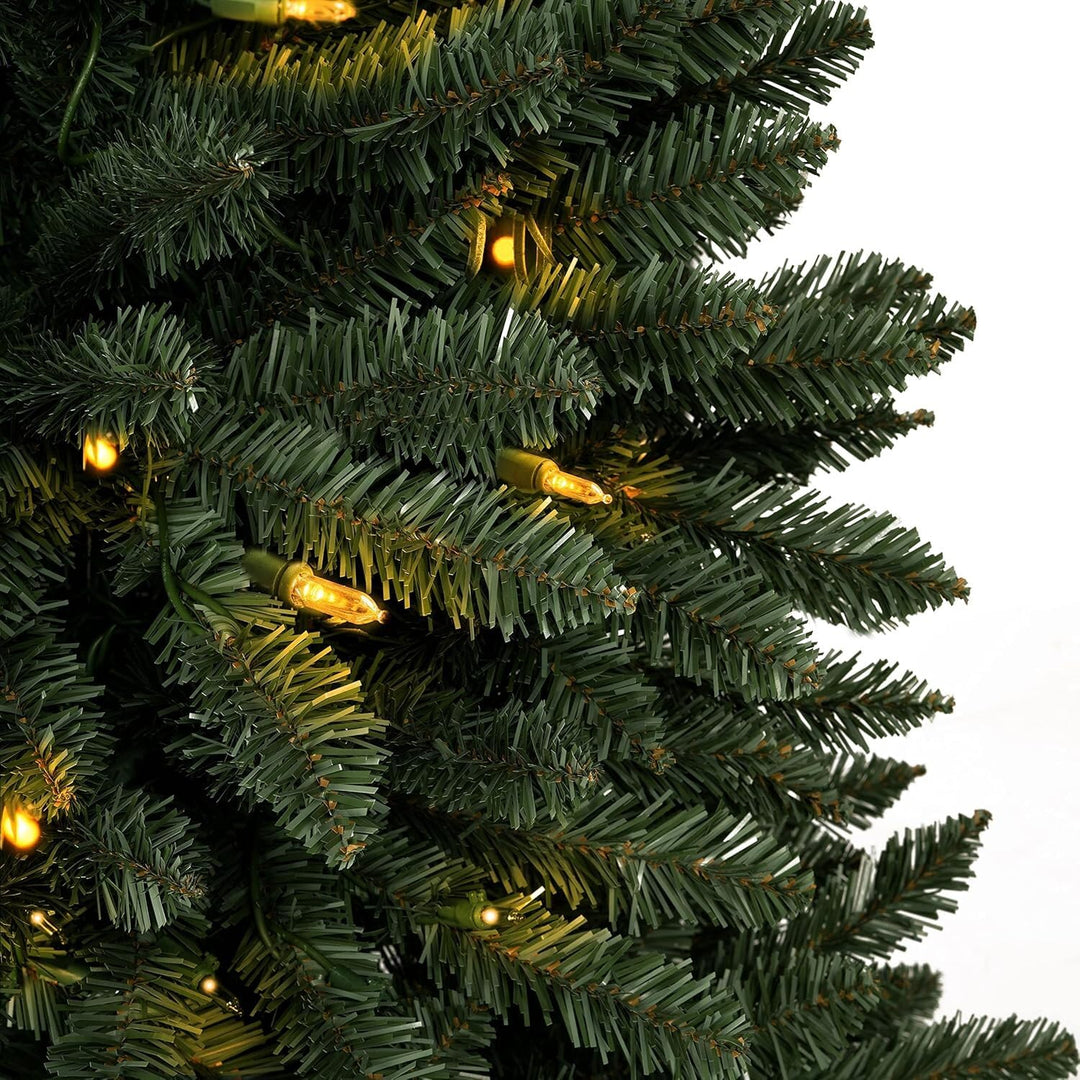 Prague Pre-Lit Artificial Spruce Christmas Tree - 6.5 ft