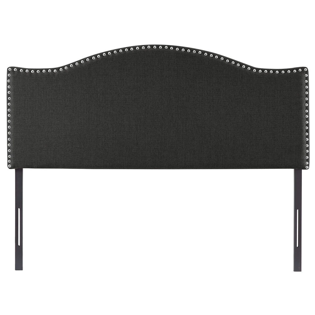 Catalina Upholstered Nailhead Headboard for Full Queen - Dark Gray