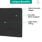 Load image into Gallery viewer, Jessenia Upholstered Headboard for Full Queen - Dark Gray
