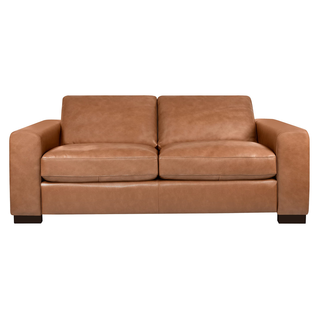Freya Genuine Leather Oversized Loveseat