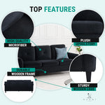 Load image into Gallery viewer, Raelynn Button Tufted Microfiber Sofa
