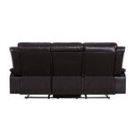 Load image into Gallery viewer, Katie Faux Leather 3-Seater Manual Recliner Sofa - Espresso
