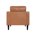Load image into Gallery viewer, Marisa Genuine Leather Mid-Century Accent Chair
