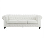 Load image into Gallery viewer, Emery Chesterfield Faux Leather Sofa
