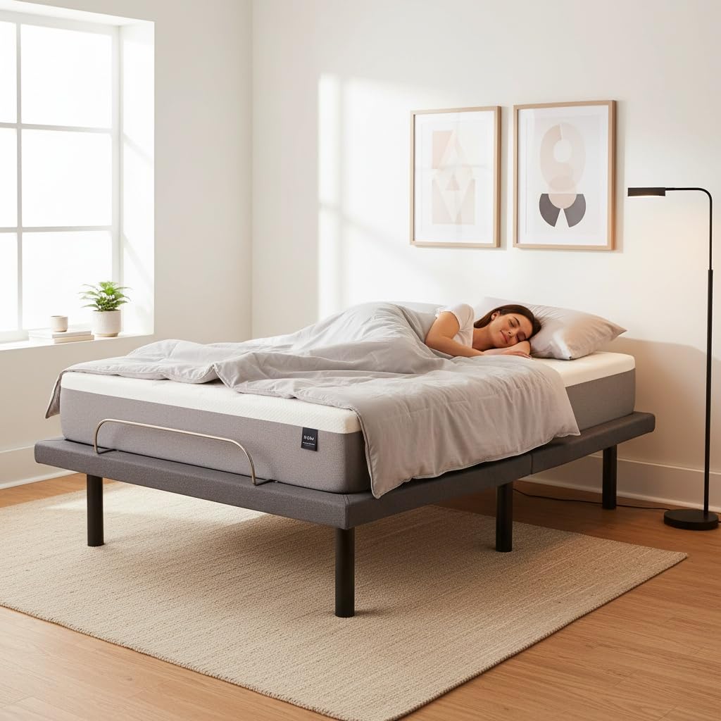 Idealbase Adjustable Bed Base with Massage & USB - Queen