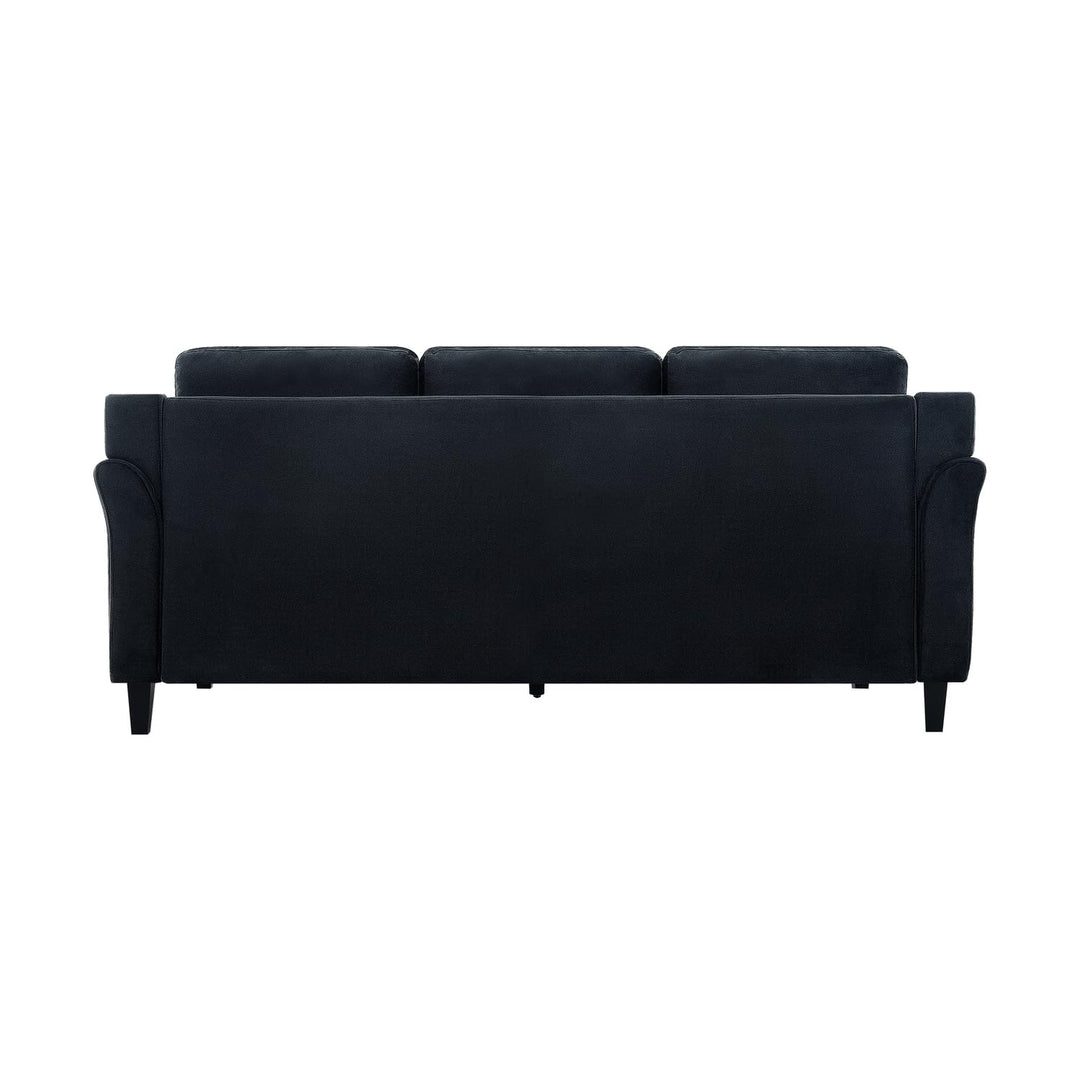 Raelynn Button Tufted Microfiber Sofa