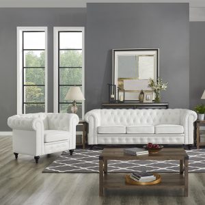 Naomi Home Emery Chesterfield Sofa & Accent Chair