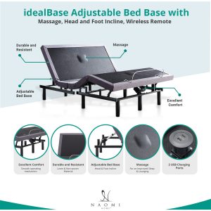 Naomi Home idealBase Motion Adjustable Bed