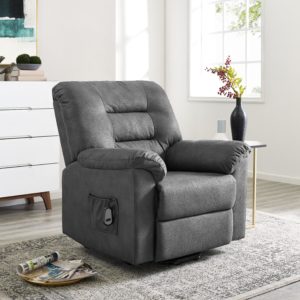 Naomi Home Fayette Power Lift & Recline Upholstered Chair with Remote