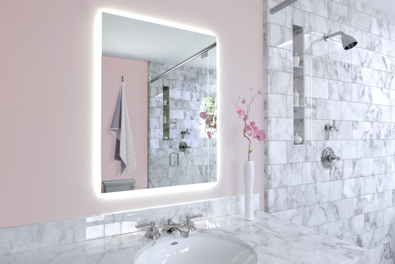 Lighted Bathroom Mirrors