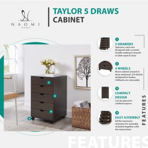 Taylor 5 Drawers Cabinet