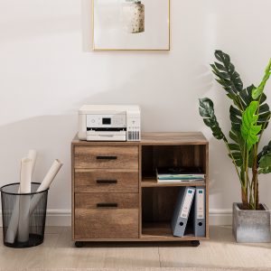 Naomi Home Parker Rolling Office Cabinet