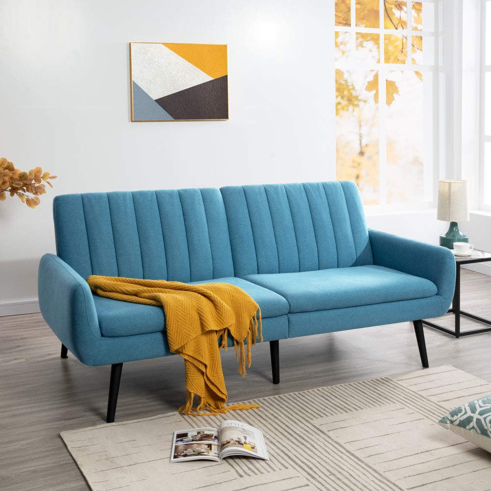Naomi Home Raven Minimalist Comfort Futon Sofa Bed - 1