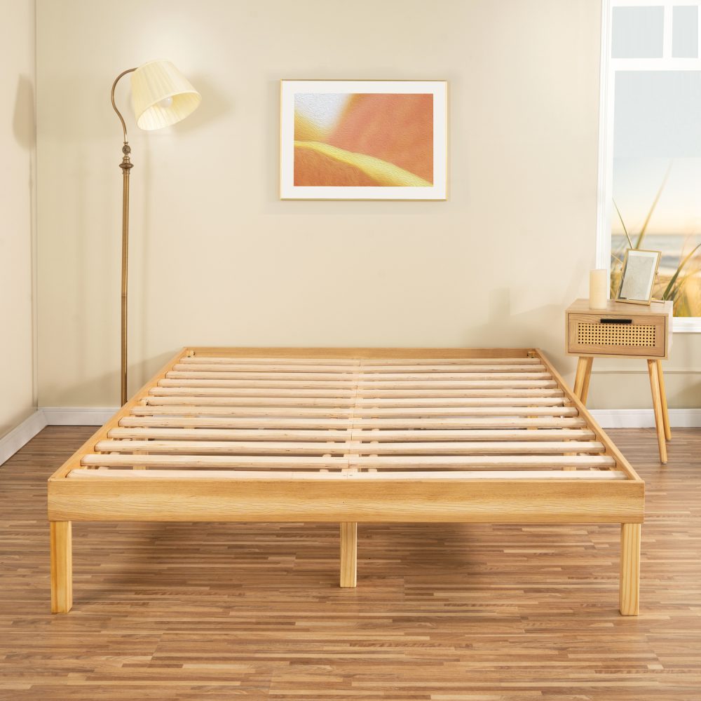 Lucia Solid Wood Platform Bed Naomi Home - 1