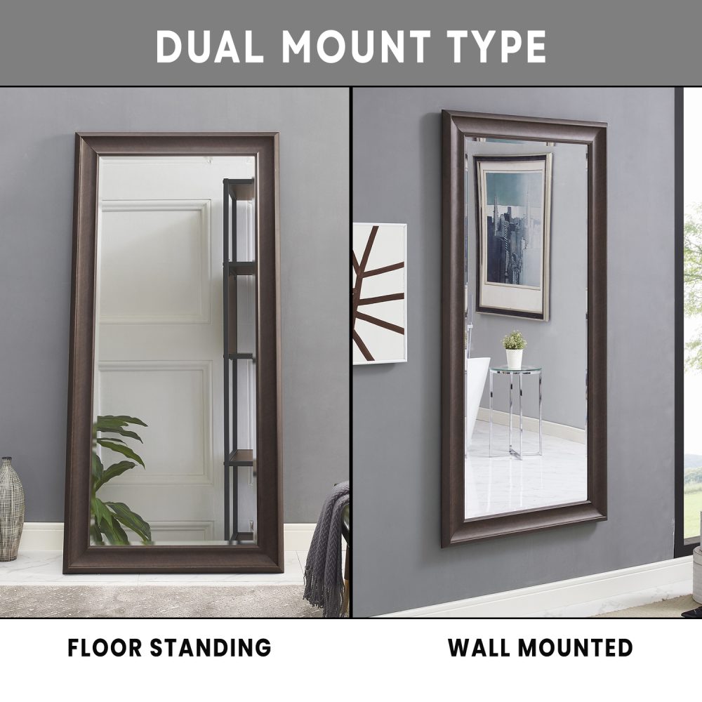 Framed Floor Mirror by Naomi Home - 3