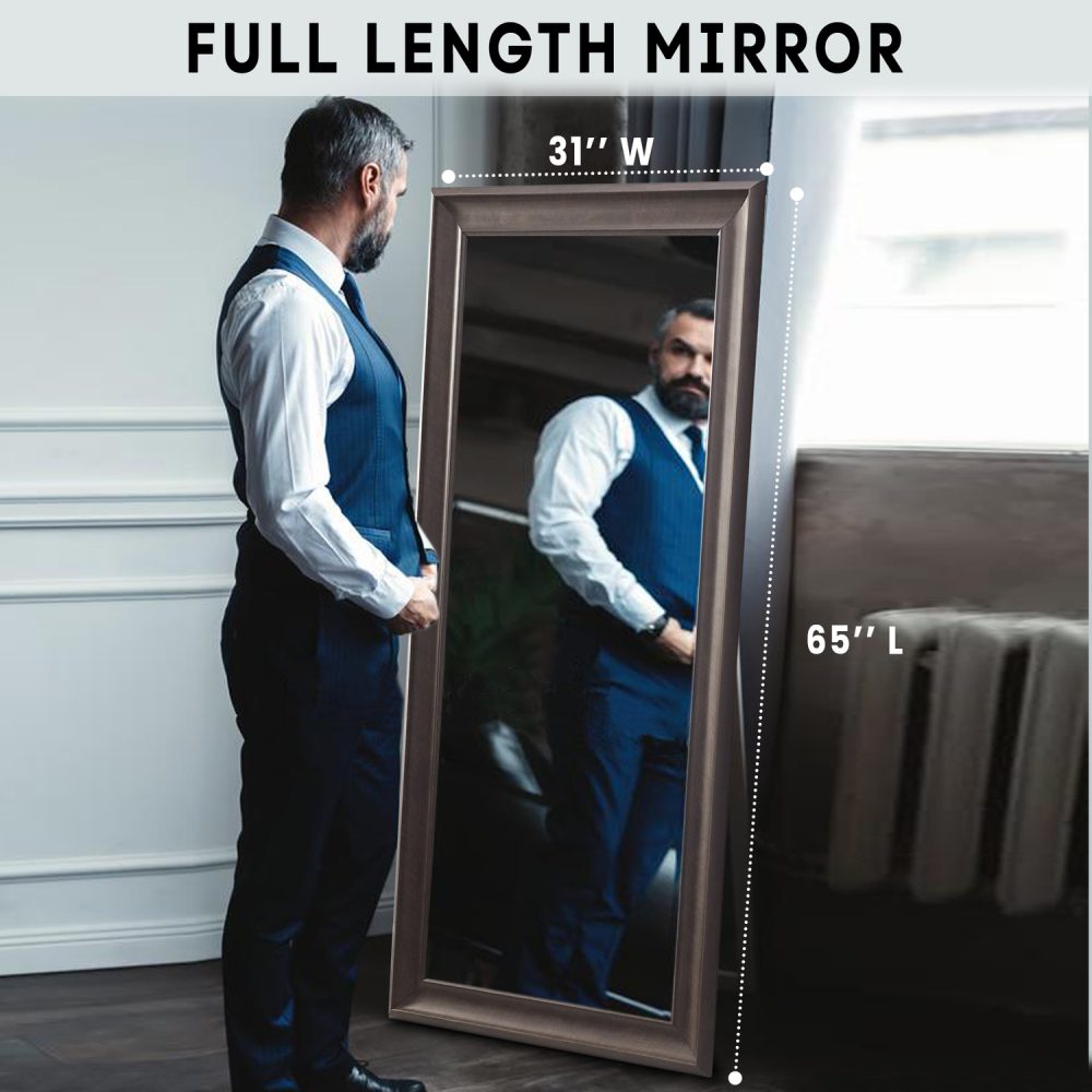 Framed Floor Mirror by Naomi Home - 5