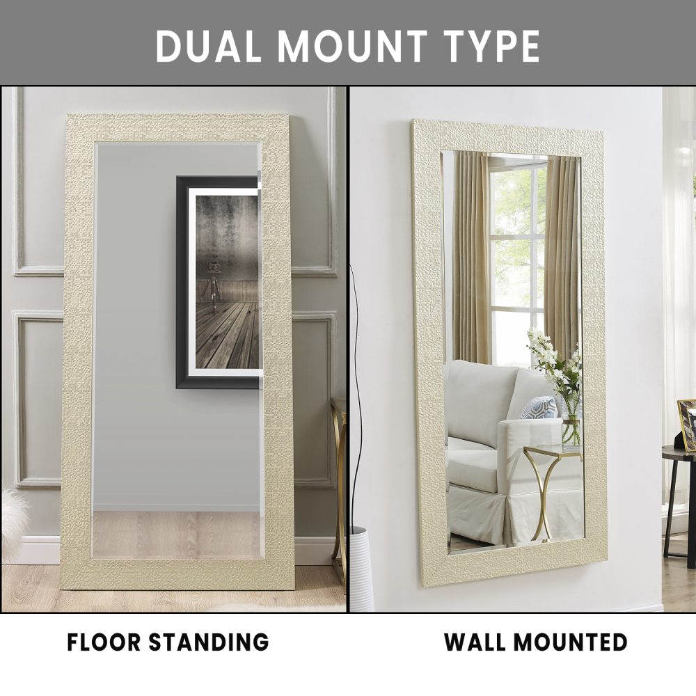 Mosaic Style Full Length Floor Mirror by Naomi Home - 13