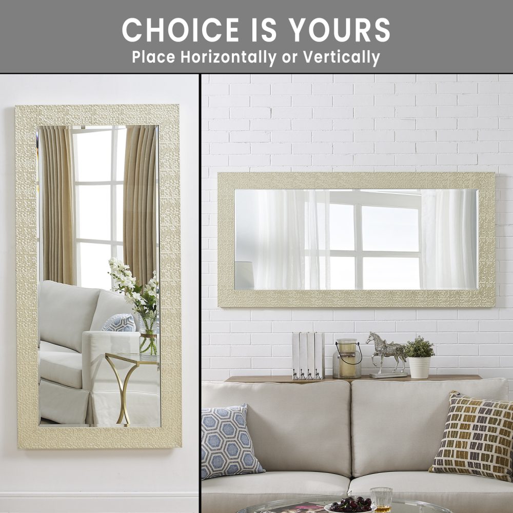 Mosaic Style Full Length Floor Mirror by Naomi Home - 14