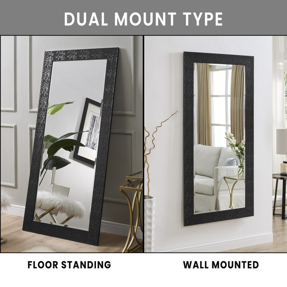 Mosaic Style Full Length Floor Mirror by Naomi Home - 18