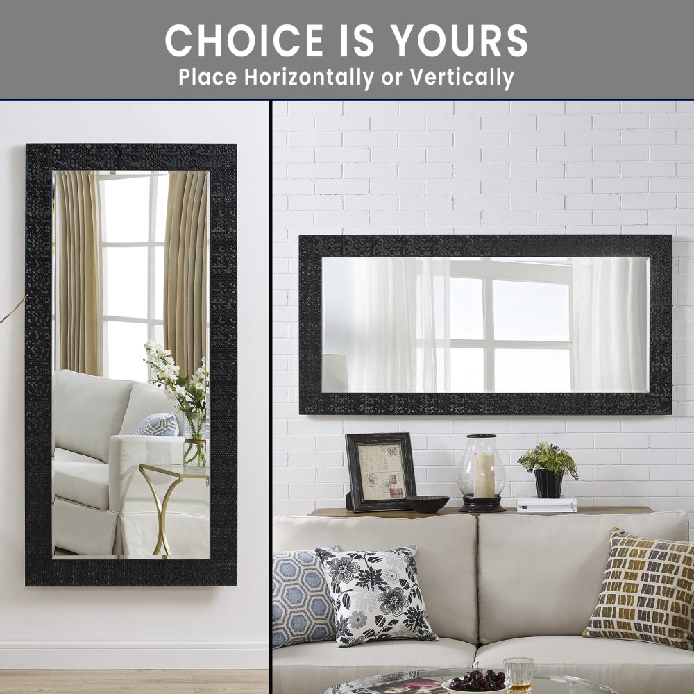 Mosaic Style Full Length Floor Mirror by Naomi Home - 19