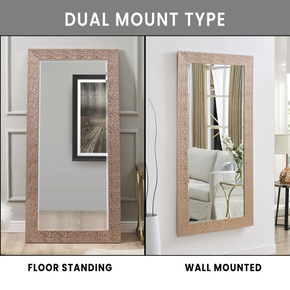 Mosaic Style Full Length Floor Mirror by Naomi Home - 33