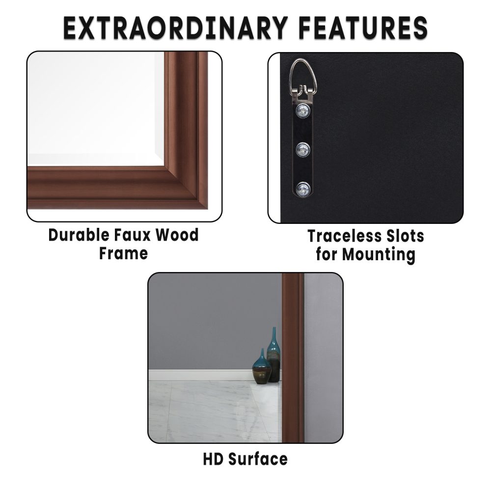 Framed Floor Mirror by Naomi Home - 31