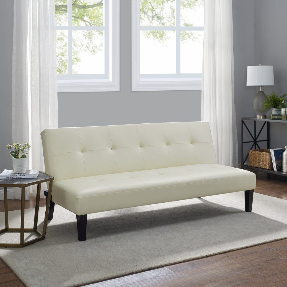 Button Tufted Futon Sofa Bed by Naomi Home - 22