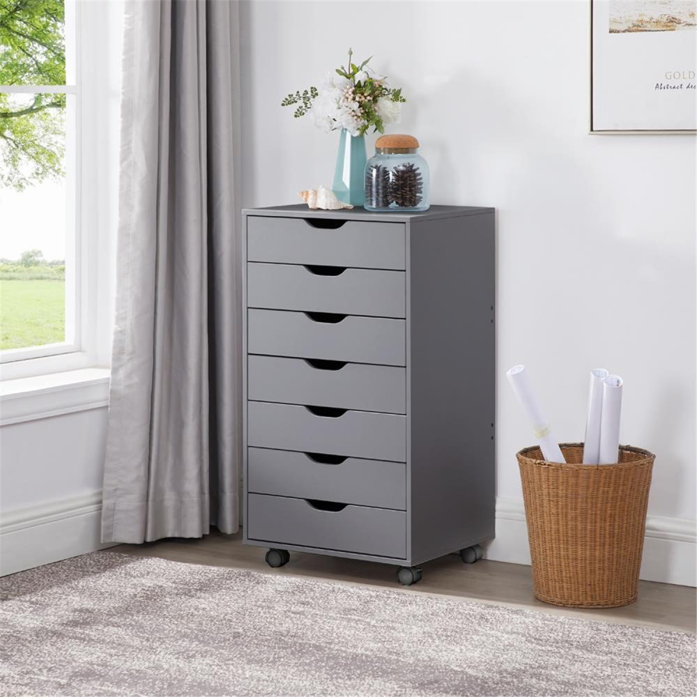 Debbie 7-Drawer Office File Storage Cabinet by Naomi Home - 12
