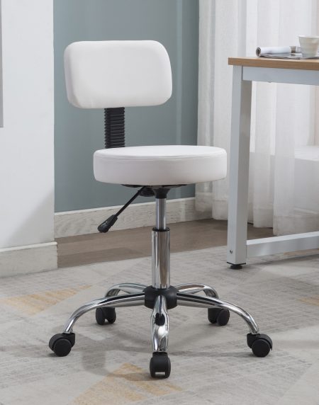 craftman stool！ホワイトオーク新品未使用。。 Naomi Home Mara Adjustable Height Drafting Stool