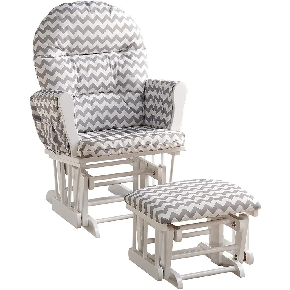 Naomi Home Brisbane Glider and Ottoman Set - 12