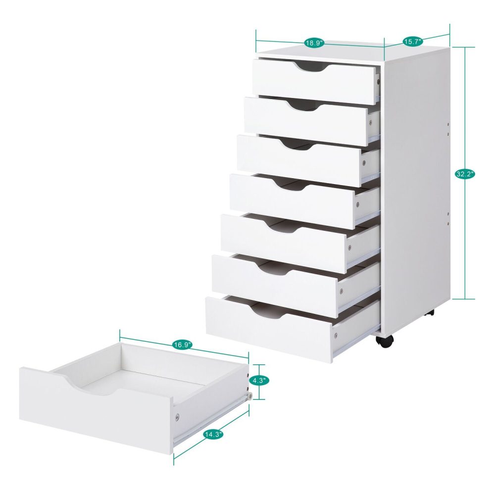 Debbie 7-Drawer Office File Storage Cabinet by Naomi Home - 3