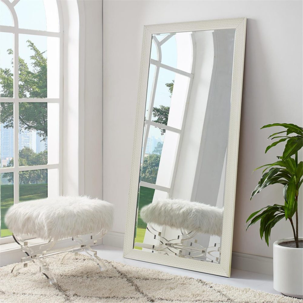 Raised Triskele Floor Mirror by Naomi Home - 1