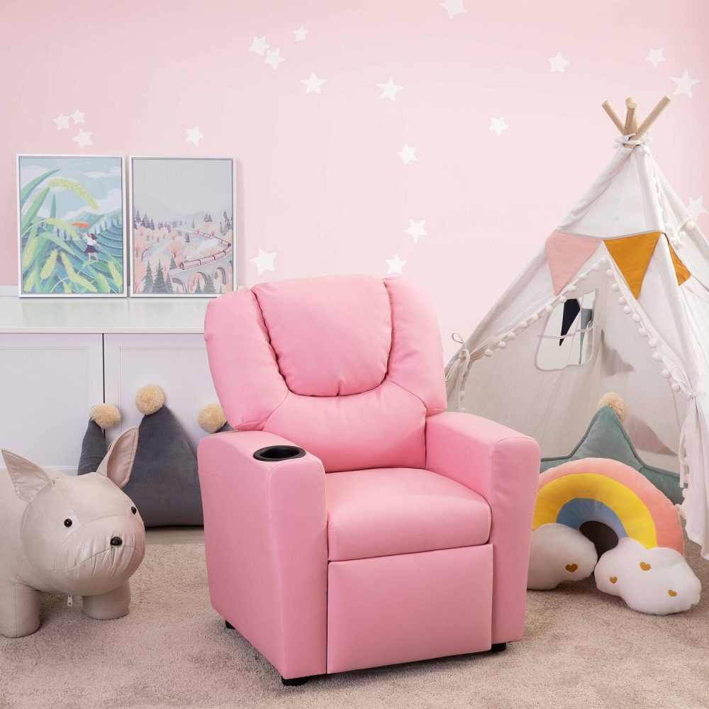 Naomi Home Suri Push Back Kids Recliner - 19
