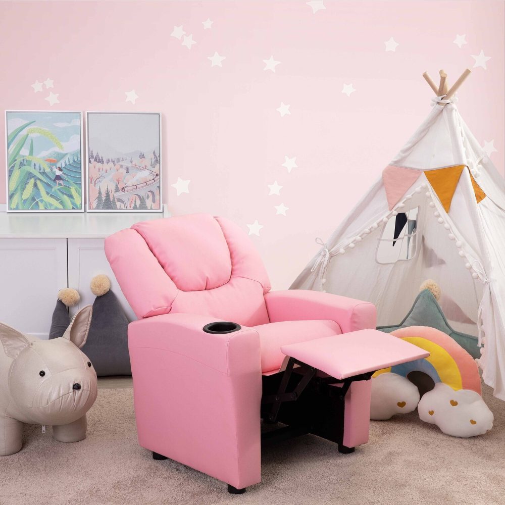 Naomi Home Suri Push Back Kids Recliner - 20