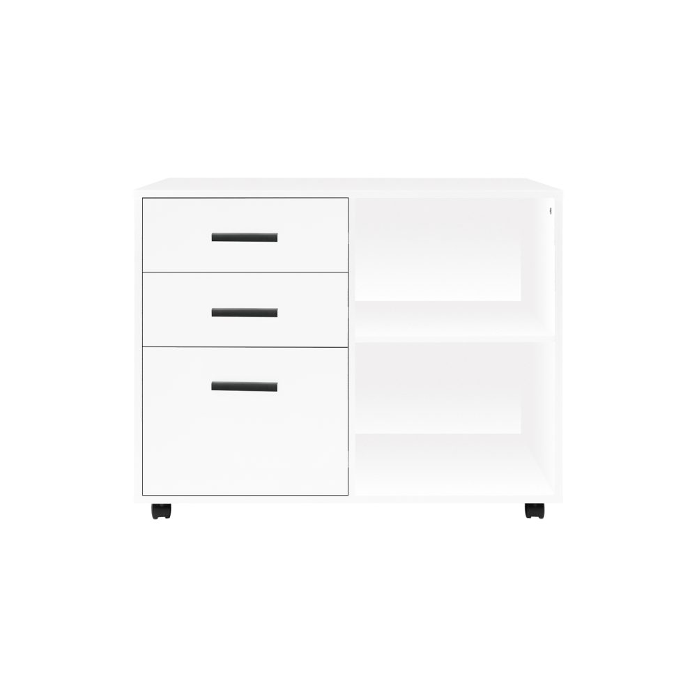 Parker Rolling Office Cabinet by Naomi Home - 3