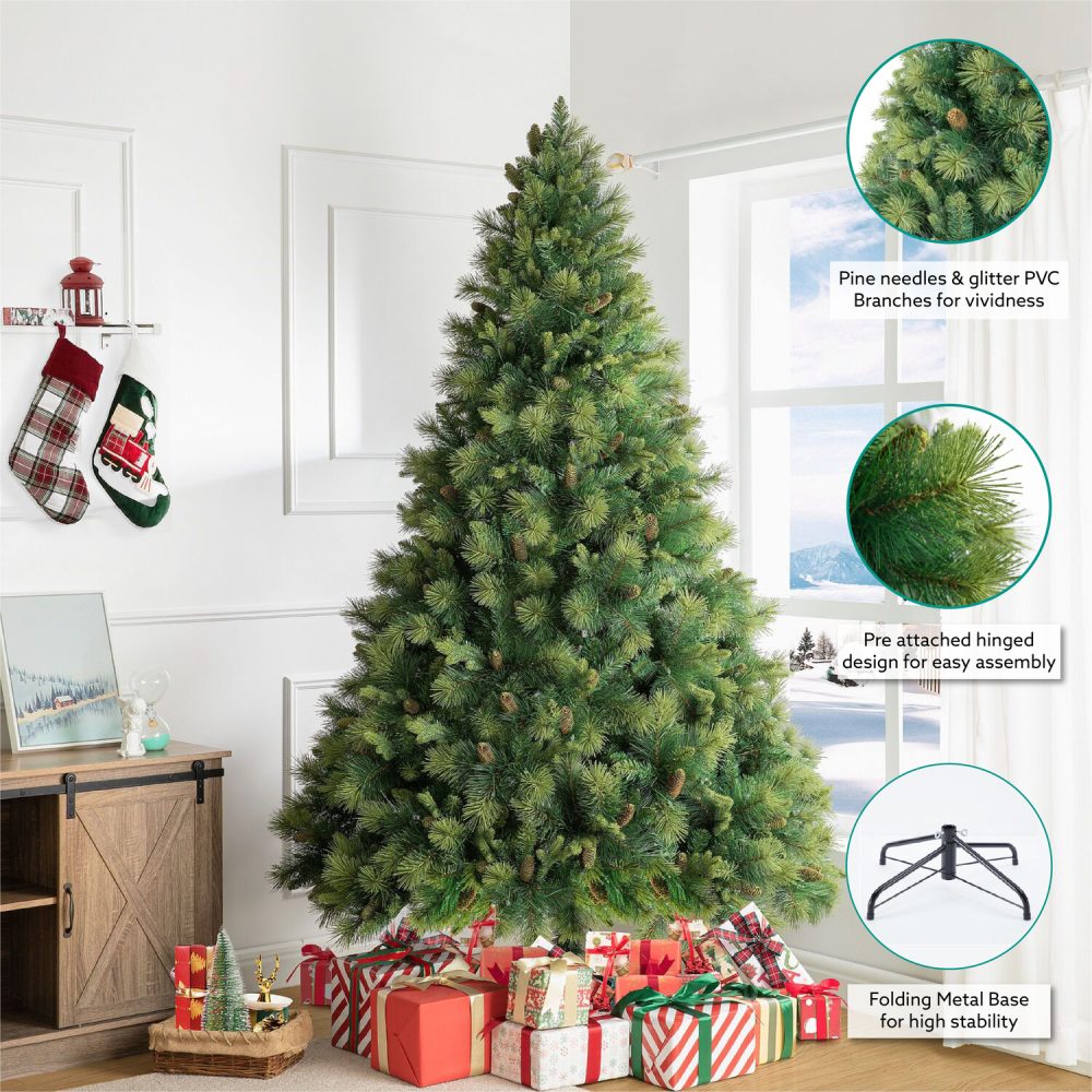 Vail Traditional Artificial Christmas Tree by Naomi Home - 9