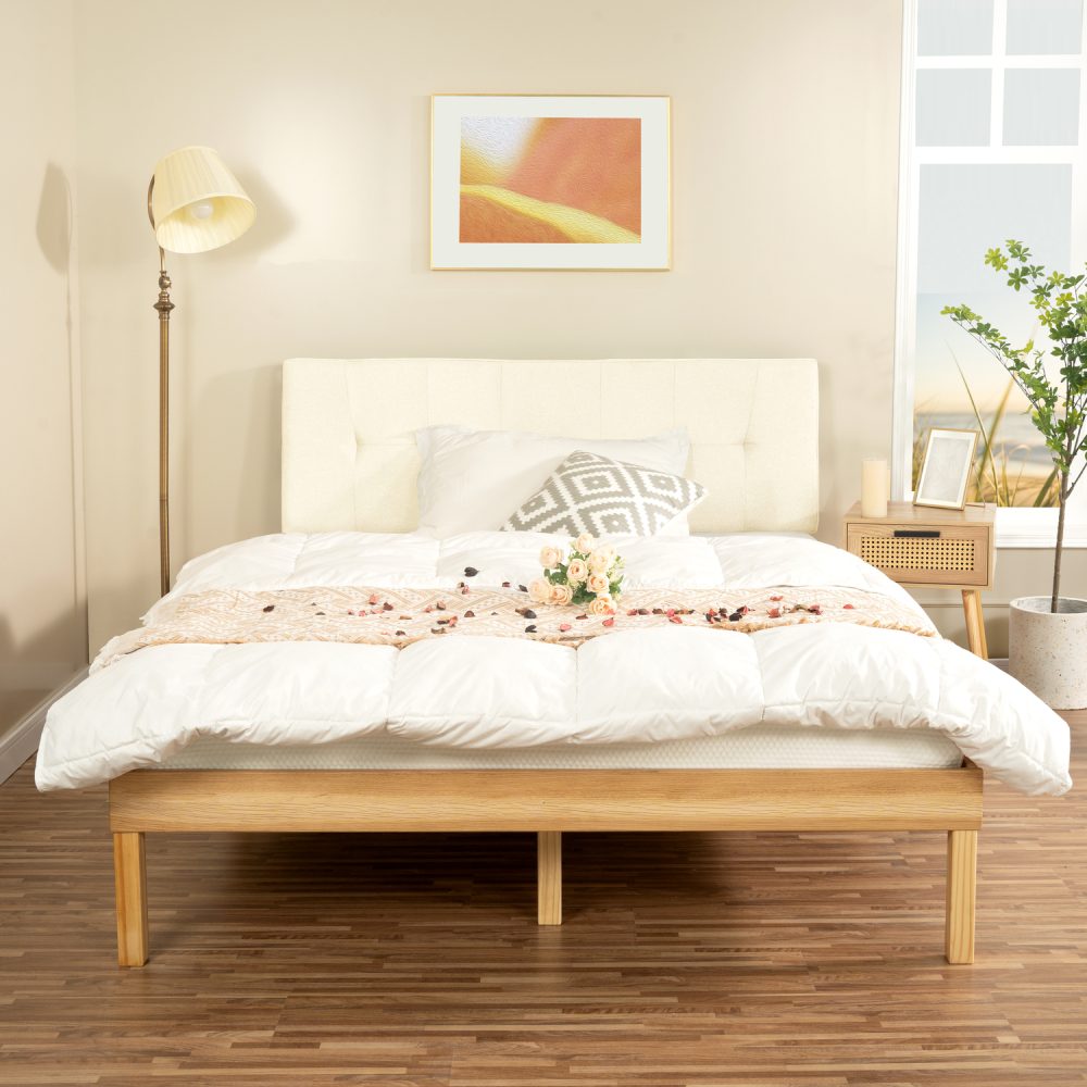 Lucia Solid Wood Platform Bed Naomi Home - 19