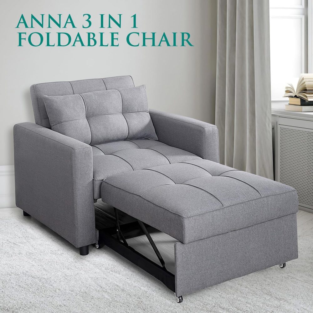 Anna Foldable Chair by Naomi Home - 6