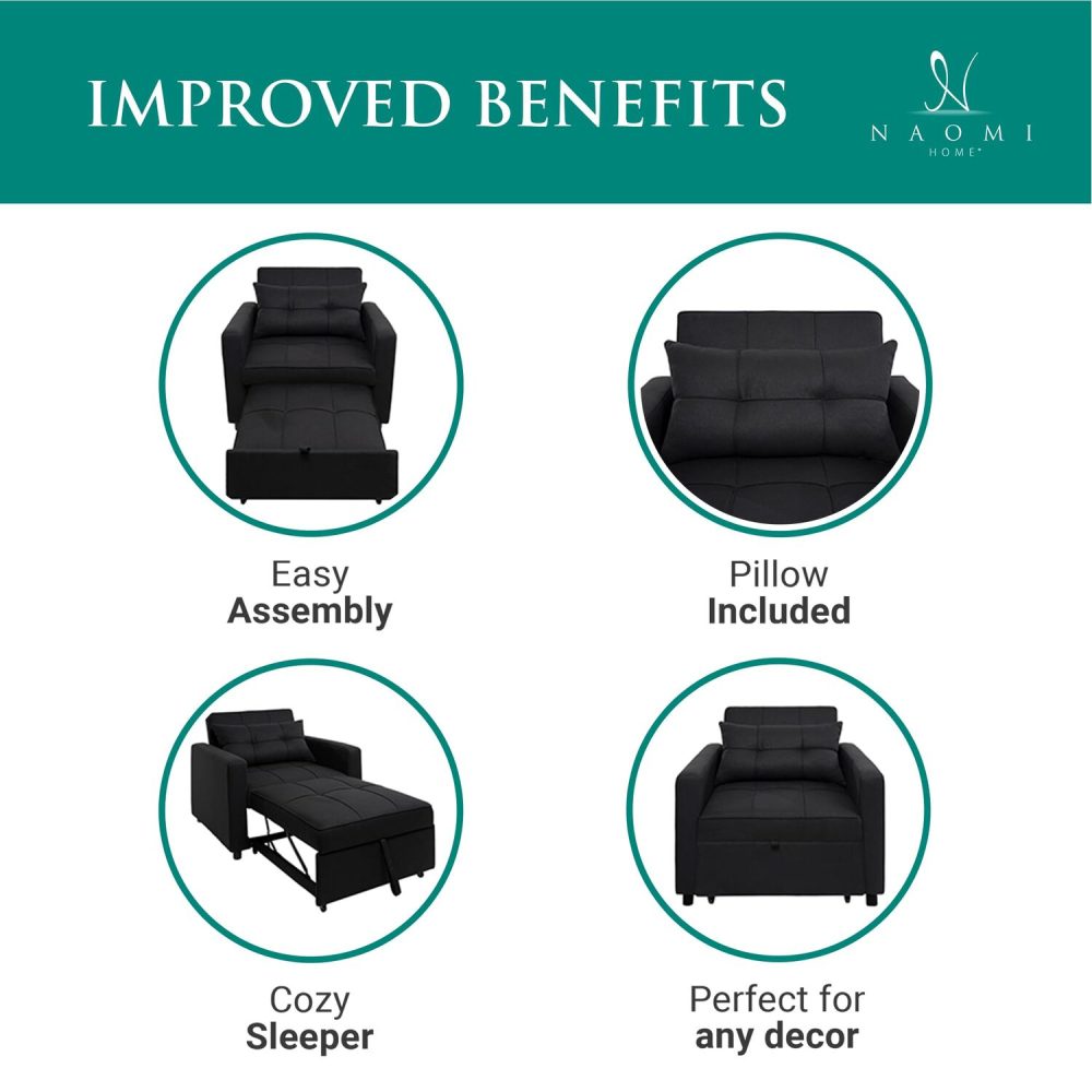 Anna Foldable Chair by Naomi Home - 10