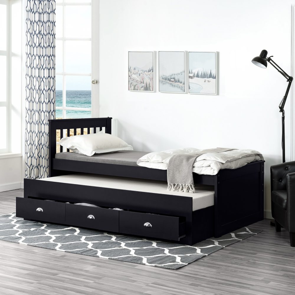 Naomi Home Brooklyn Captain’s Bed with Storage Drawers - 7