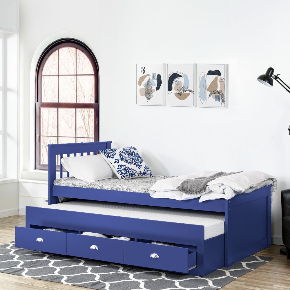 Naomi Home Brooklyn Captain’s Bed with Storage Drawers - 17