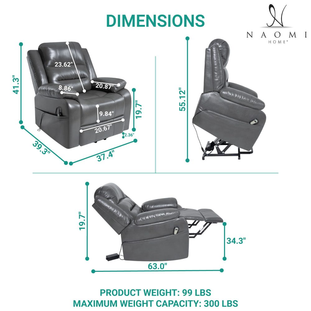 Whitney Recliner Chair by Naomi Home - 3