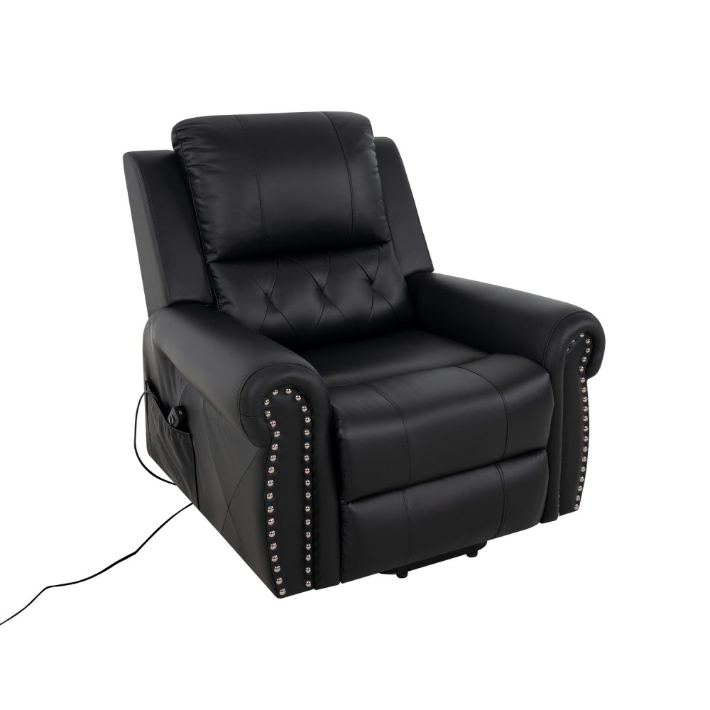 Naomi Home Tatiana Luxury Studded Electric Lift Recliner Chair - 1