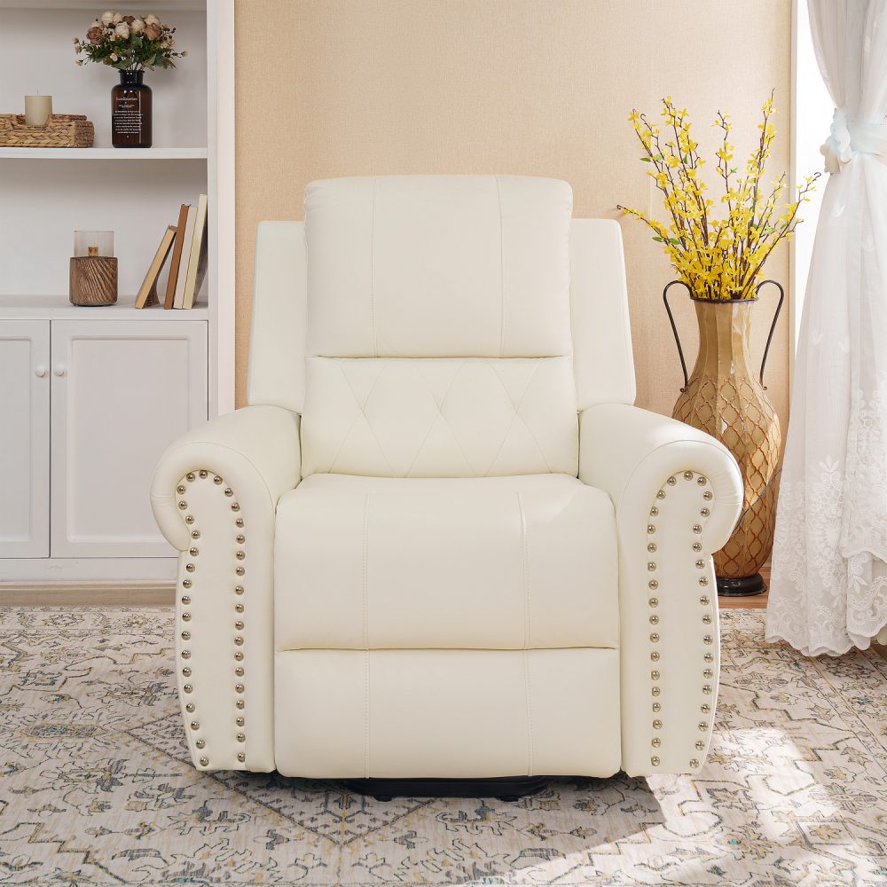 Naomi Home Tatiana Luxury Studded Electric Lift Recliner Chair - 7