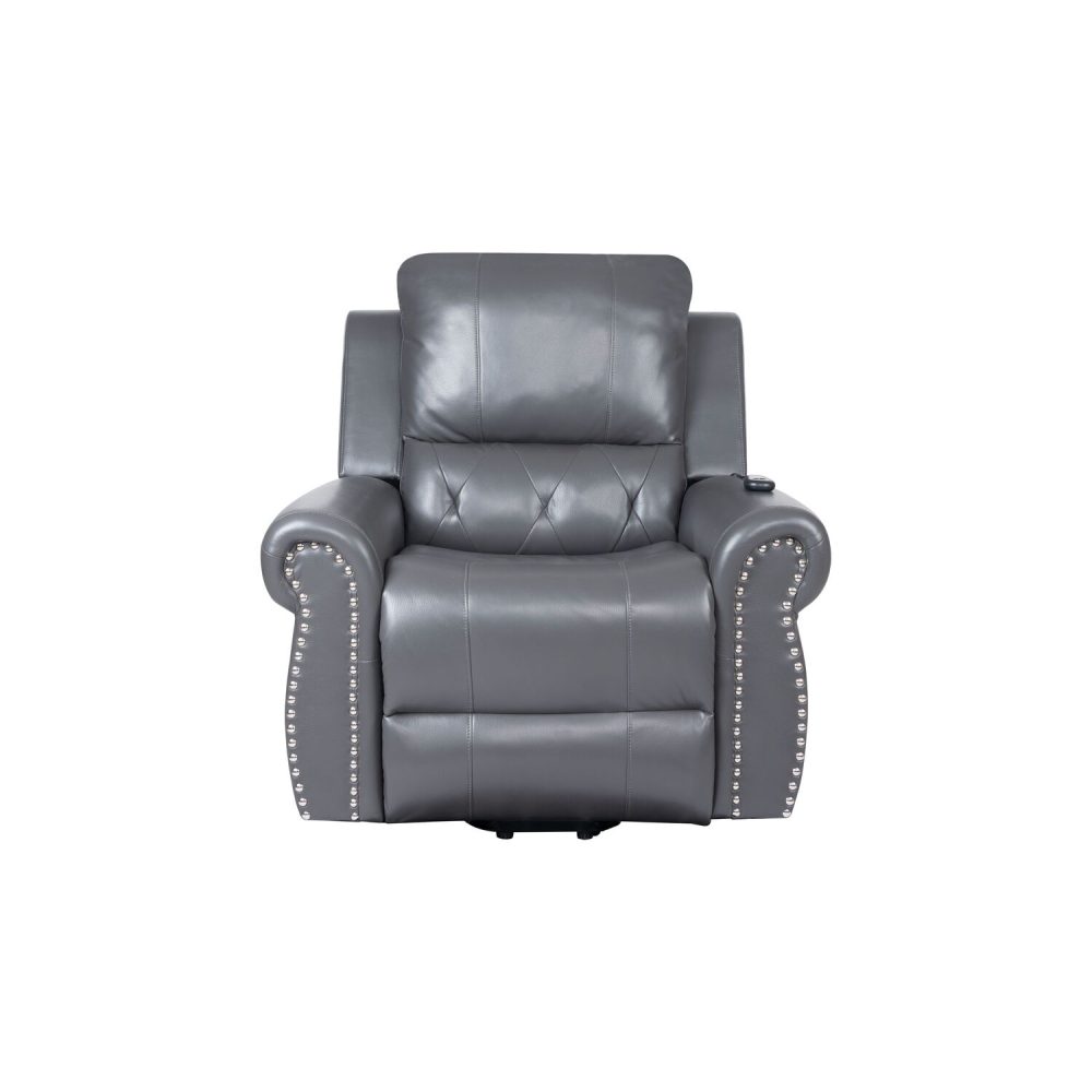 Naomi Home Tatiana Luxury Studded Electric Lift Recliner Chair - 12
