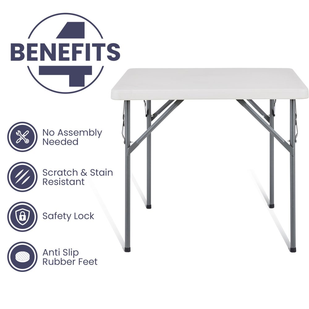 Square Card Table Resin - 6