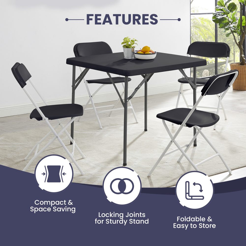 Square Card Table Resin - 10