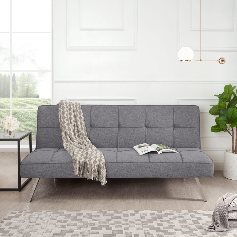 Madison Modern Comfort Futon Sofa Bed by Naomi Home - 3