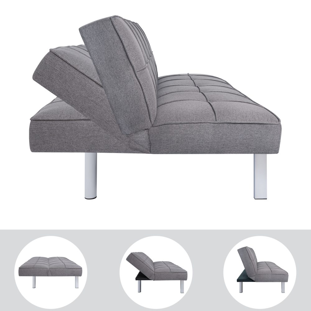 Madison Modern Comfort Futon Sofa Bed by Naomi Home - 4