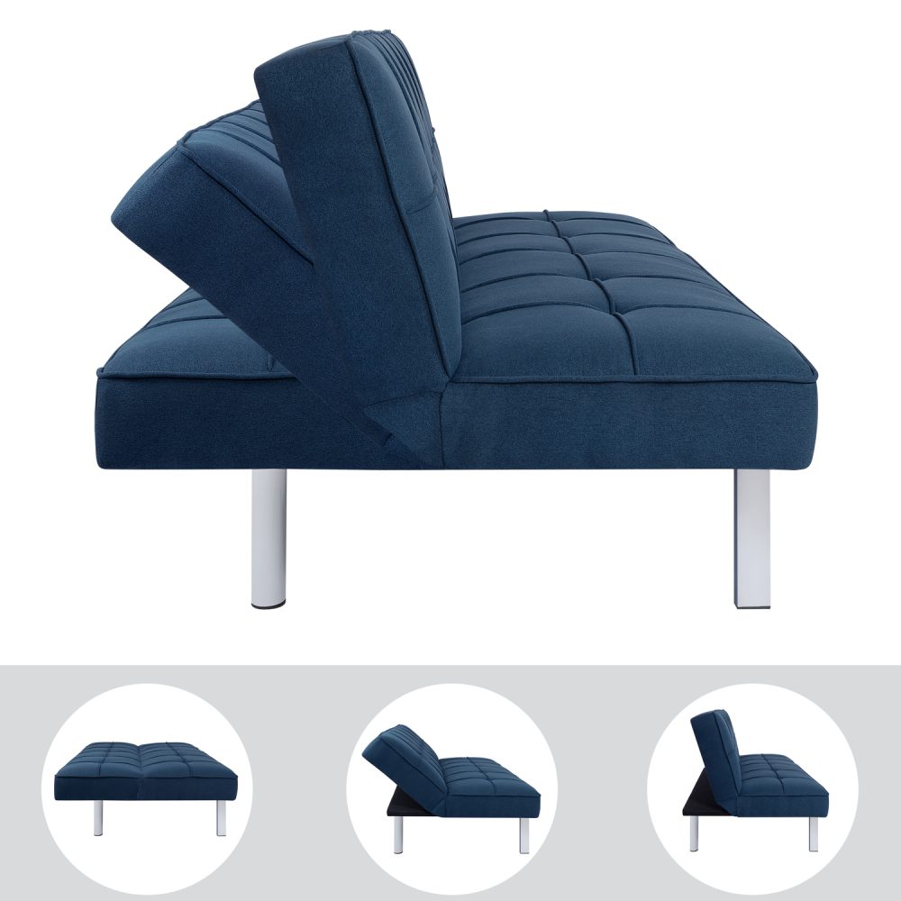 Madison Modern Comfort Futon Sofa Bed by Naomi Home - 11